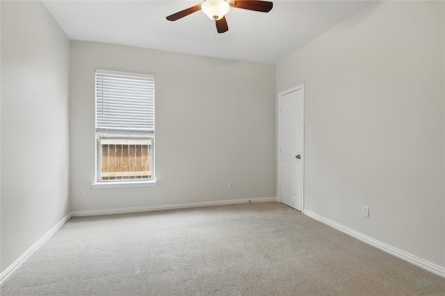 634 N Tyler St, Dallas, TX 75208 - carpeted spare room with a ceiling fan and baseboards
