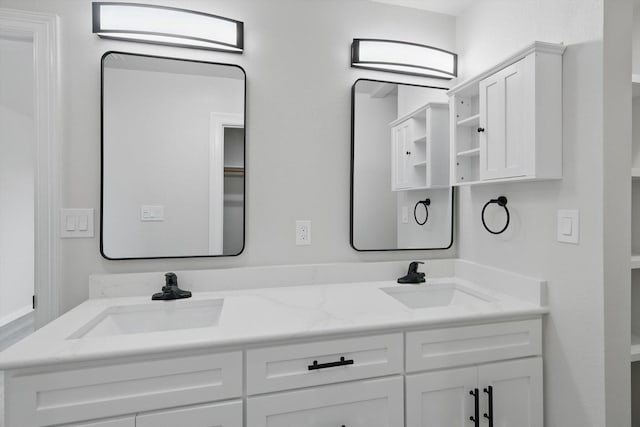 130 N Point Dr, Krum, TX 76249 - bathroom with double vanity