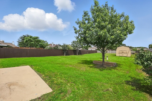 130 N Point Dr, Krum, TX 76249 - view of yard with a patio