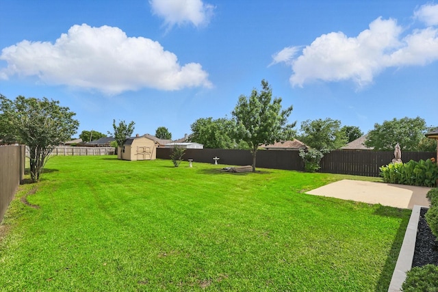 130 N Point Dr, Krum, TX 76249 - view of yard featuring a patio