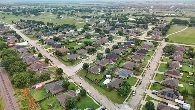 130 N Point Dr, Krum, TX 76249 - aerial view of property and surrounding area featuring nearby suburban area