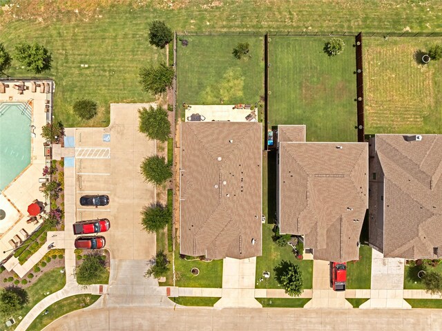 7244 Montosa Trl, Fort Worth, TX 76131 - bird's eye view of a pool area