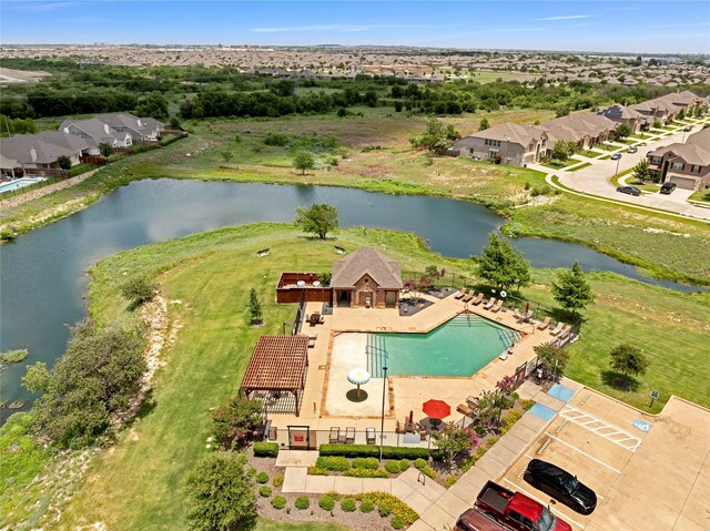 7244 Montosa Trl, Fort Worth, TX 76131 - drone / aerial view of a nearby body of water
