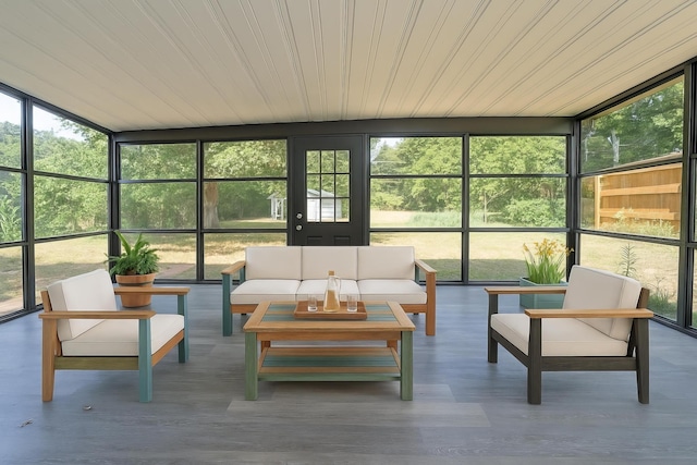 704 Vine St, Euless, TX 76040 - sunroom / solarium with healthy amount of natural light and an outdoor hangout area
