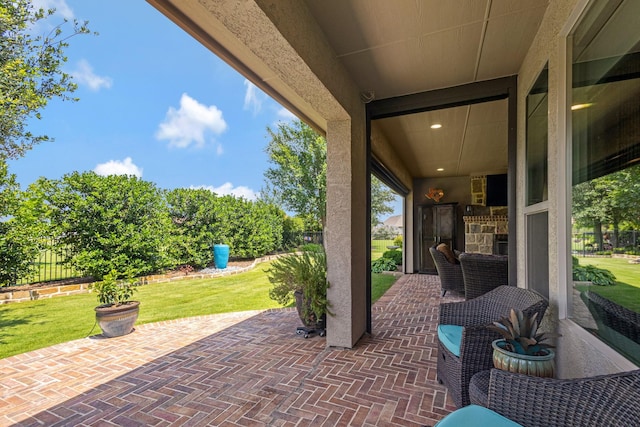 8217 American Way, Denton, TX 76207 - view of patio / terrace