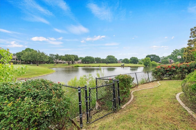 11200 Williamsburg Ln, Frisco, TX 75035 - water view with a gate