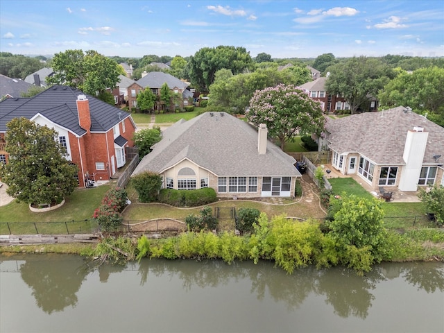 11200 Williamsburg Ln, Frisco, TX 75035 - aerial perspective of suburban area featuring a nearby body of water