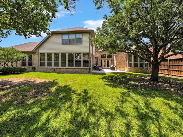 511 Cloud View Ct, Prosper, TX 75078 - rear view of property with brick siding and a patio area