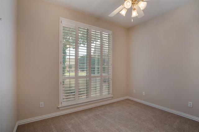 9 Park Place Ct, Wichita Falls, TX 76302 - carpeted spare room with ceiling fan and baseboards