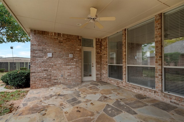 9 Park Place Ct, Wichita Falls, TX 76302 - view of patio with ceiling fan