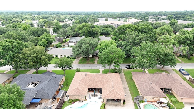 4508 Ramsgate Ct, Arlington, TX 76013 - aerial view of residential area with a pool area