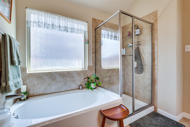 11408 Aquilla Dr, Frisco, TX 75036 - bathroom with a garden tub and a stall shower