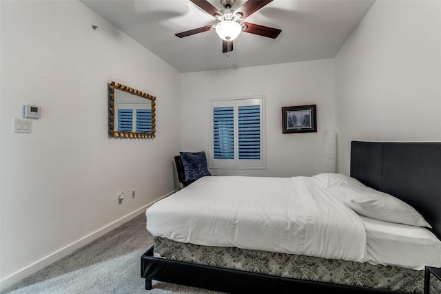 3320 Douglas Ave Unit C, Dallas, TX 75219 - bedroom with carpet floors, baseboards, and ceiling fan