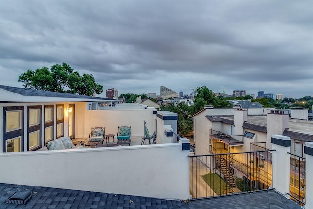 3320 Douglas Ave Unit C, Dallas, TX 75219 - view of patio featuring a city view