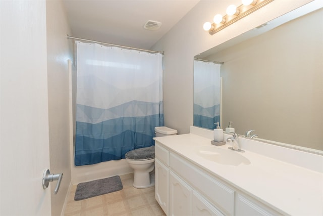 10940 Dillon St, Fort Worth, TX 76179 - bathroom with vanity, toilet, and tile patterned floors