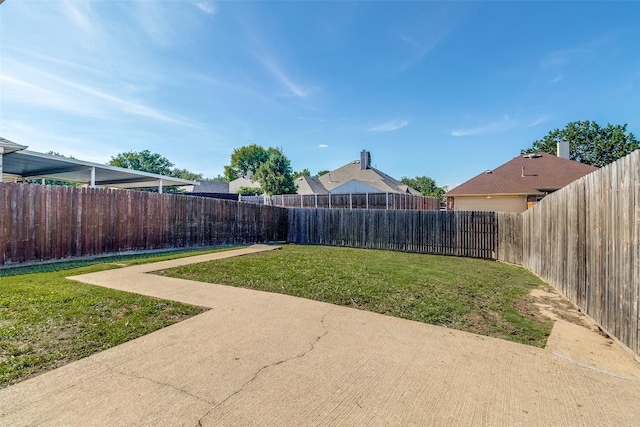 1721 Chapman Dr, Mesquite, TX 75149 - view of yard featuring a patio