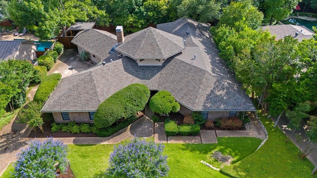 8907 Meadowknoll Dr, Dallas, TX 75243 - view from above of property