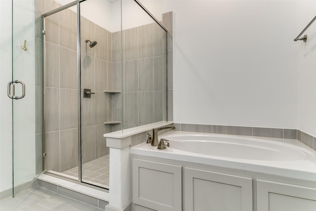 135 Claire Dr, Trophy Club, TX 76262 - full bathroom with a garden tub and a shower stall