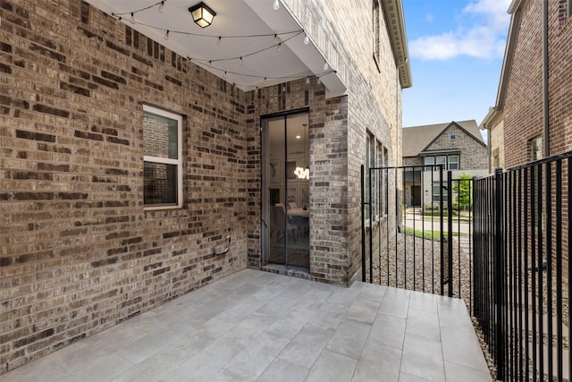 8509 Barnbougle Dunes Dr, Mckinney, TX 75070 - view of patio / terrace with a gate