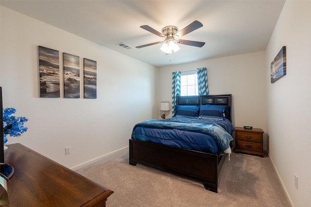1401 Ancer Way, Fort Worth, TX 76052 - carpeted bedroom featuring baseboards and ceiling fan