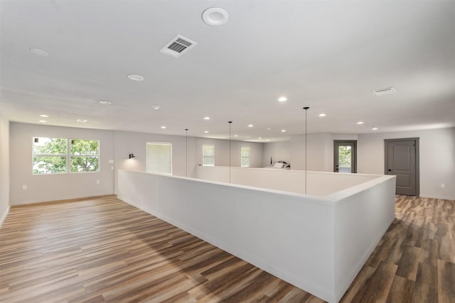 1327 Whispering Springs Dr, Tool, TX 75143 - hallway with recessed lighting, light wood finished floors, and baseboards