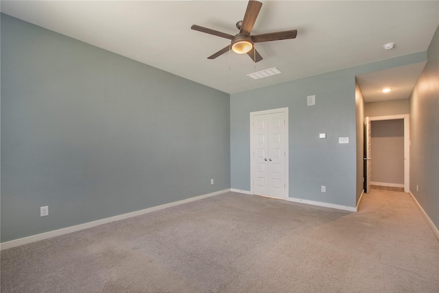 2151 Slow Stream Dr, Royse City, TX 75189 - unfurnished bedroom featuring baseboards, carpet floors, a ceiling fan, and a closet