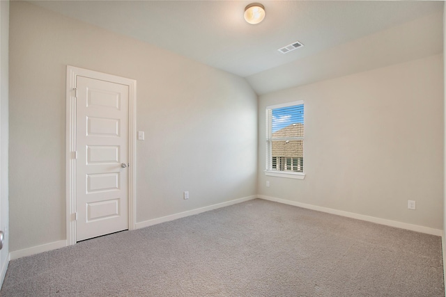 2151 Slow Stream Dr, Royse City, TX 75189 - carpeted empty room featuring vaulted ceiling and baseboards