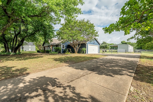 200 Settlers Bnd, Lowry Crossing, TX 75069 - view of front facade featuring concrete driveway and an attached garage