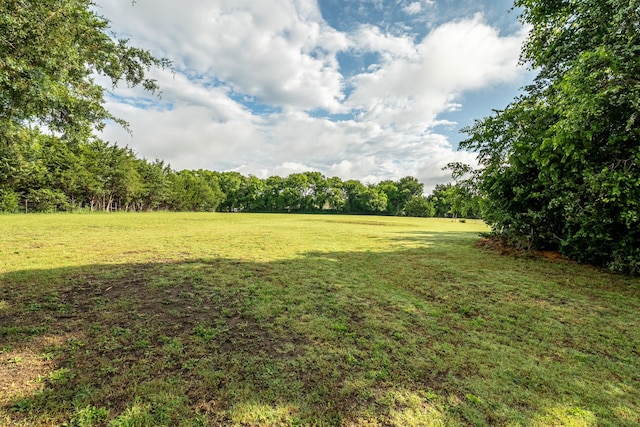 200 Settlers Bnd, Lowry Crossing, TX 75069 - view of grassy yard featuring a forest view