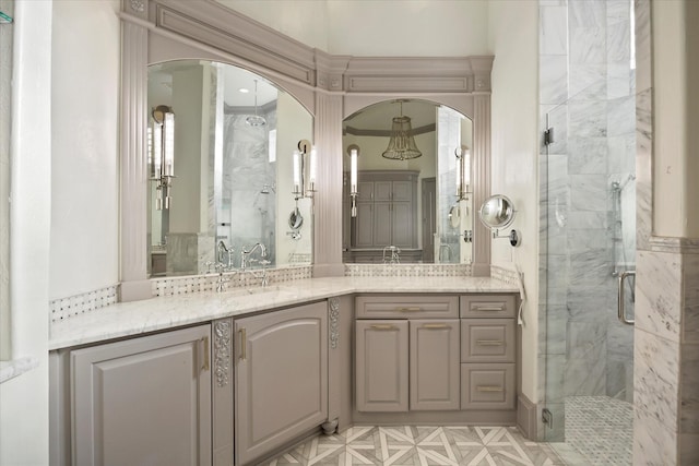 1229 Manchester Dr, Mclendon Chisholm, TX 75032 - bathroom with a stall shower and vanity