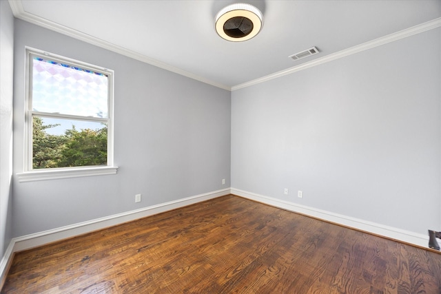 1229 Manchester Dr, Mclendon Chisholm, TX 75032 - unfurnished room with baseboards, wood finished floors, and ornamental molding