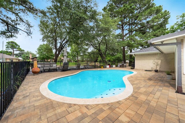 1715 Venetian Cir, Arlington, TX 76013 - view of pool with a patio area