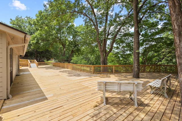 791 Cedar Oak Dr, Pottsboro, TX 75076 - deck with view of wooded area