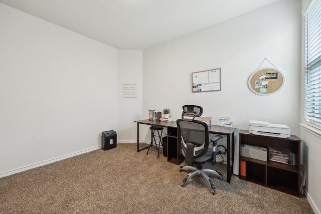 152 Whitetail Way, Caddo Mills, TX 75135 - carpeted home office with plenty of natural light and baseboards