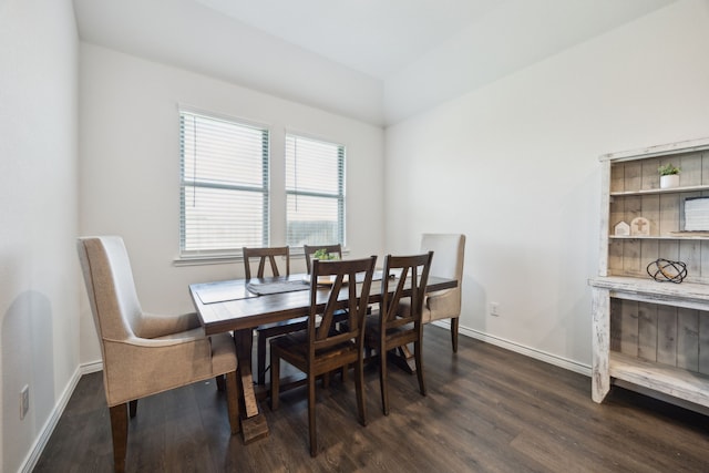 152 Whitetail Way, Caddo Mills, TX 75135 - dining room featuring dark wood-style floors and baseboards