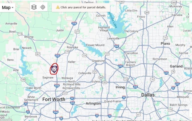 2225 Bernese Ln, Fort Worth, TX 76131 - map of property location
