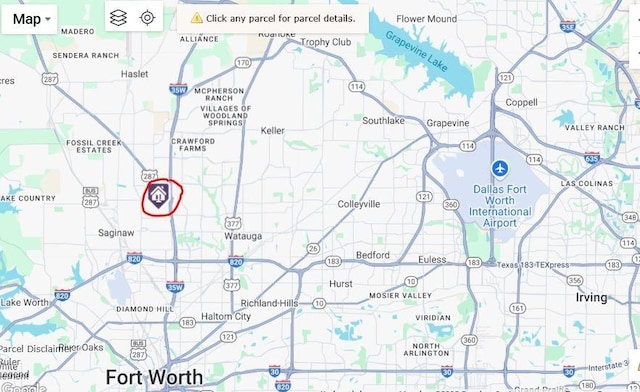 2225 Bernese Ln, Fort Worth, TX 76131 - map of property location