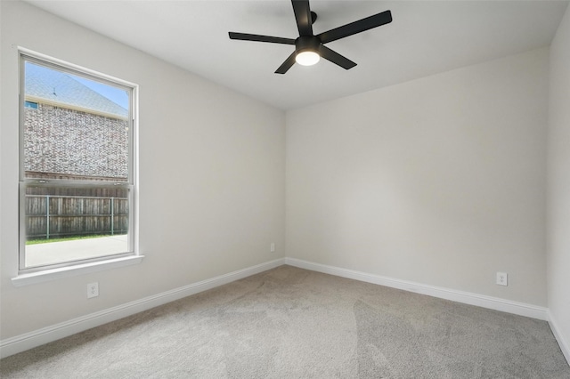 517 Fenwick Dr, Sunnyvale, TX 75182 - carpeted spare room with baseboards and a ceiling fan