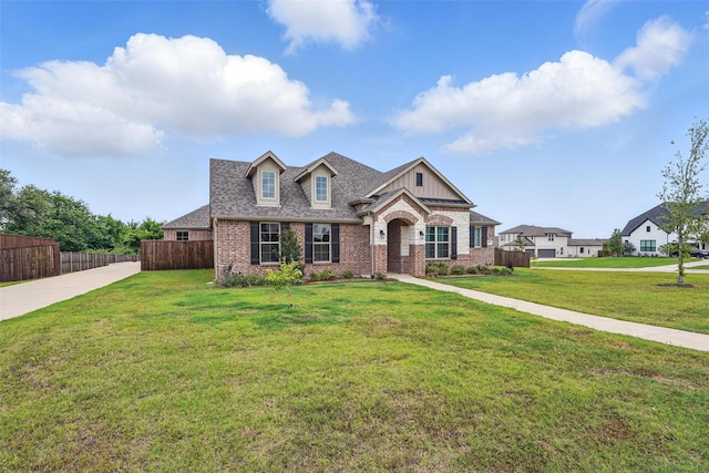 517 Fenwick Dr, Sunnyvale, TX 75182 - craftsman-style home featuring brick siding, a shingled roof, and board and batten siding