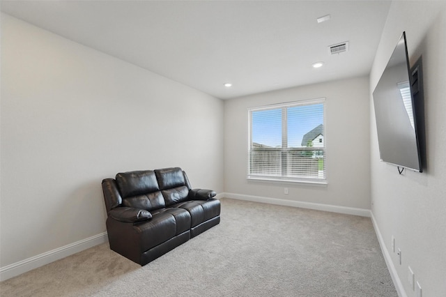 517 Fenwick Dr, Sunnyvale, TX 75182 - living area featuring carpet floors, baseboards, and recessed lighting
