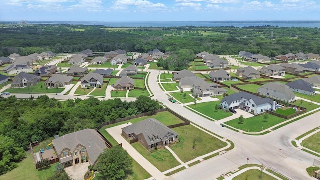 517 Fenwick Dr, Sunnyvale, TX 75182 - aerial perspective of suburban area featuring a forest