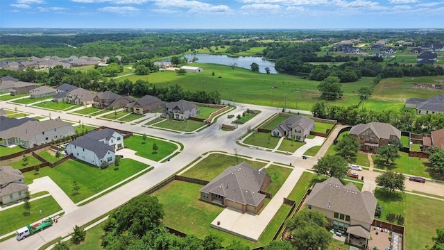 517 Fenwick Dr, Sunnyvale, TX 75182 - aerial perspective of suburban area with a nearby body of water