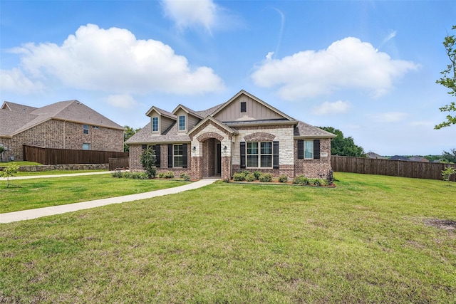 517 Fenwick Dr, Sunnyvale, TX 75182 - view of front of house featuring brick siding and board and batten siding