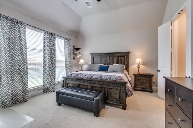 1502 Wild Indigo Dr, Mansfield, TX 76063 - bedroom with light carpet and vaulted ceiling