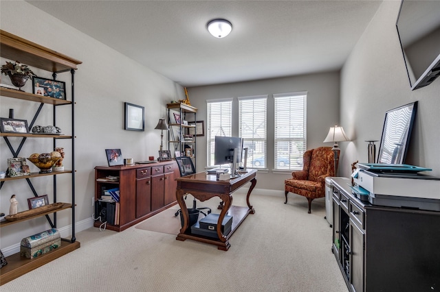 1502 Wild Indigo Dr, Mansfield, TX 76063 - office area with light colored carpet and baseboards