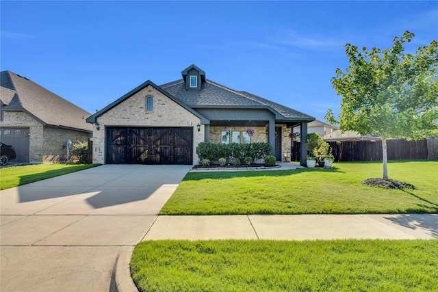 1621 Whispering Trail Dr, Waxahachie, TX 75165 - view of front of property with an attached garage, driveway, and brick siding