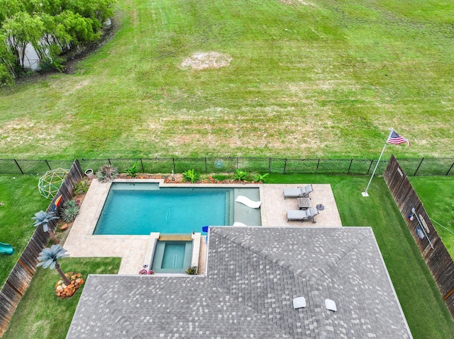 4705 Stillhouse Hollow Ln, Argyle, TX 76226 - bird's eye view of a pool area