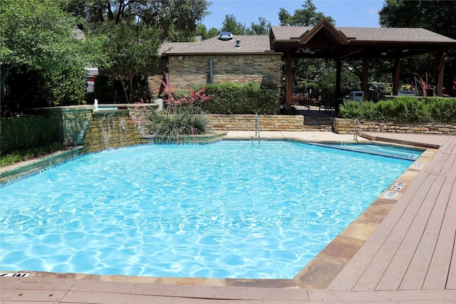 5616 Preston Oaks Rd Unit 508, Dallas, TX 75254 - community pool featuring a gazebo