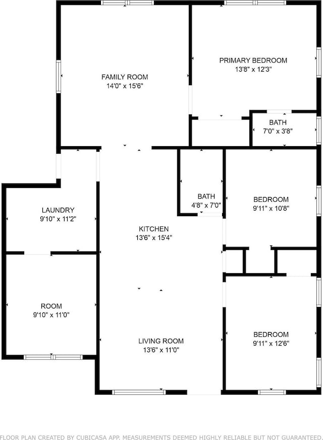 3829 Willing Ave, Fort Worth, TX 76110 - home floor plan