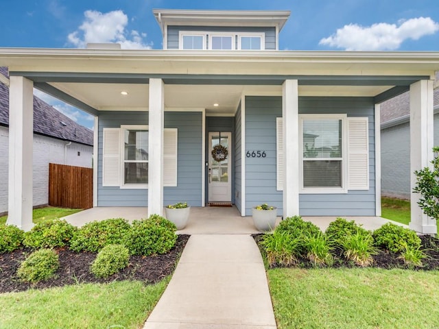 6656 Windfall Dr, Fort Worth, TX 76135 - view of front of house featuring a porch